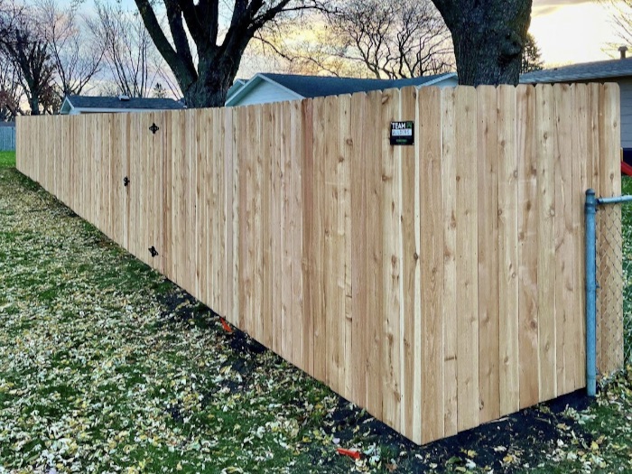 Photo of a Cedar Falls IA wood fence