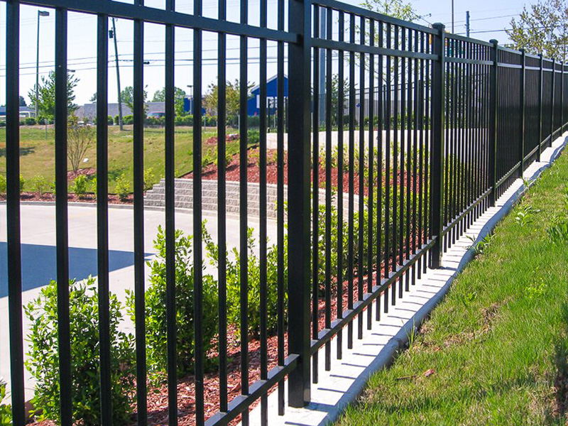 Commercial Aluminum Fence - Cedar Valley