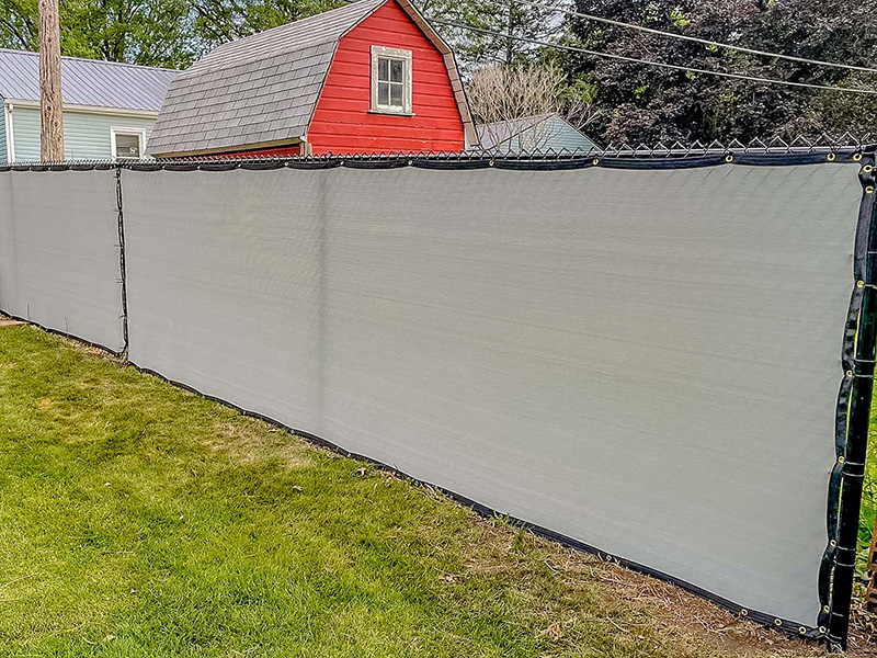 Chain Link Semi-Privacy Fencing in Cedar Valley