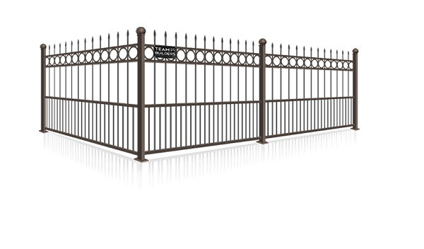 Commercial Ornamental Steel fence company in the Cedar Valley area.