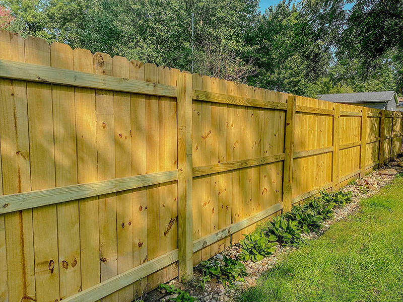 wood fence Grundy Center Iowa