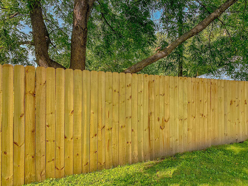 Guthrie Iowa wood privacy fencing